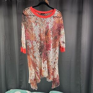 Lasania Coral Design Bathing Suit Cover-up